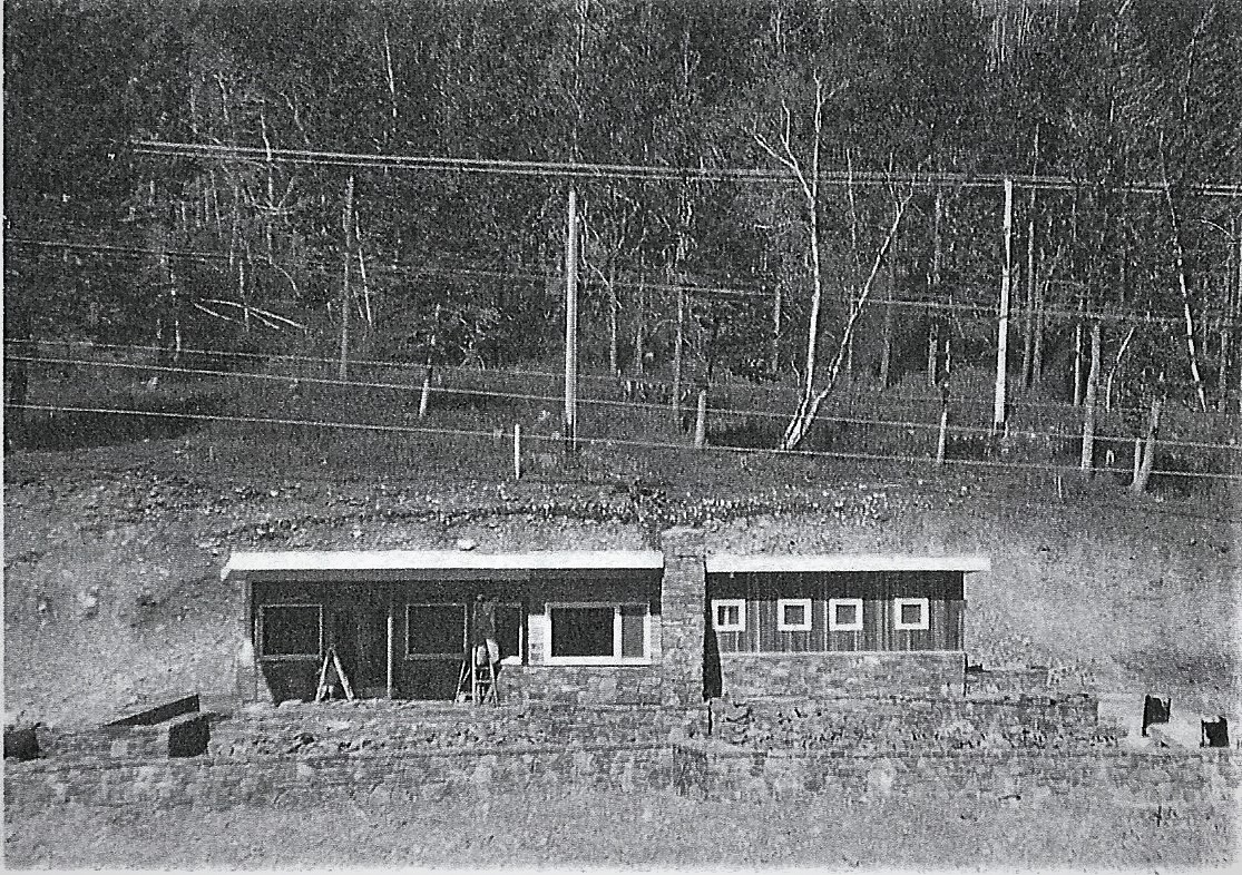 Information Bureau nearing completion, 1958.
