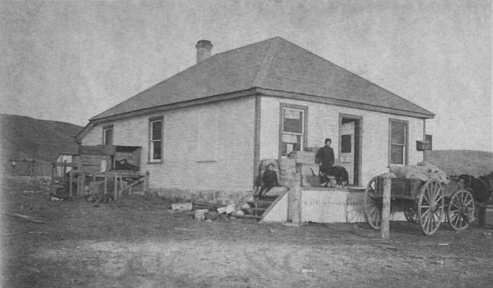 Glenbow Store and Post Office, original building ca. 1909/10