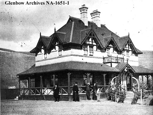 Bow Valley Ranch House, Midnapore area, Alberta. 1906.